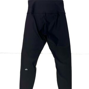 Alo Yoga Leggings Women's Medium Black High Waist Ankle Yoga Pants Athletic